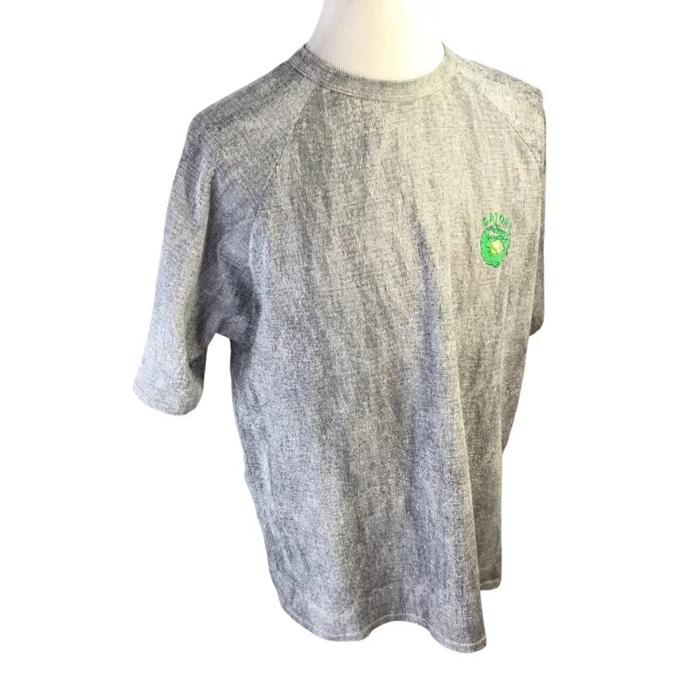 GatorSkins Thermal Crew Neck 4X Short Sleeve USA Charcoal Gray Biker Base Layer